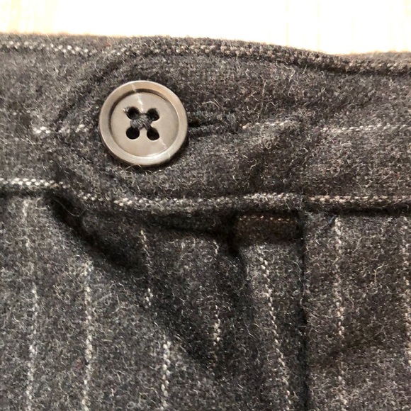 GAP Wool Pinstriped Straight Leg Trousers - Picture 8 of 17